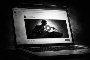 image of vido on laptop